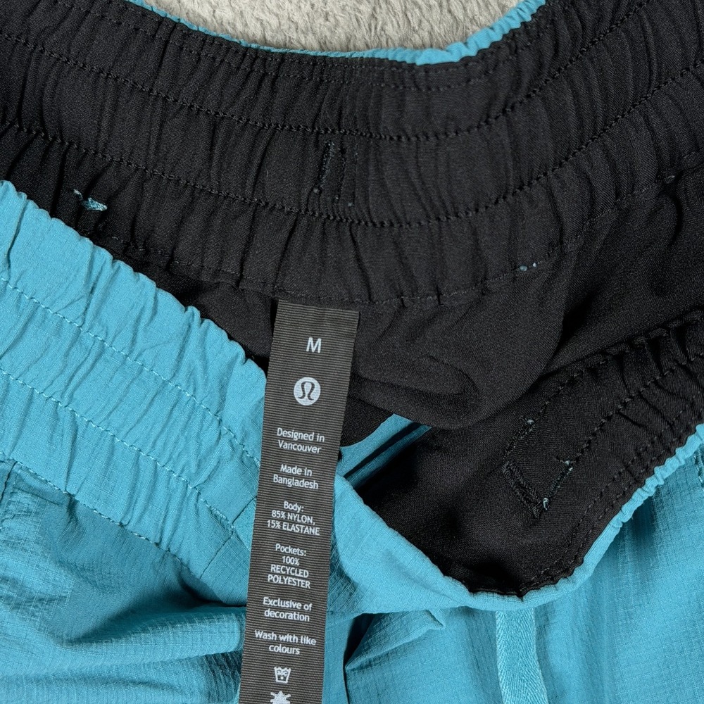 Lululemon Shorts Mens Medium Blue Bowline Short 8" Ripstop Performance Pockets - Picture 5 of 10